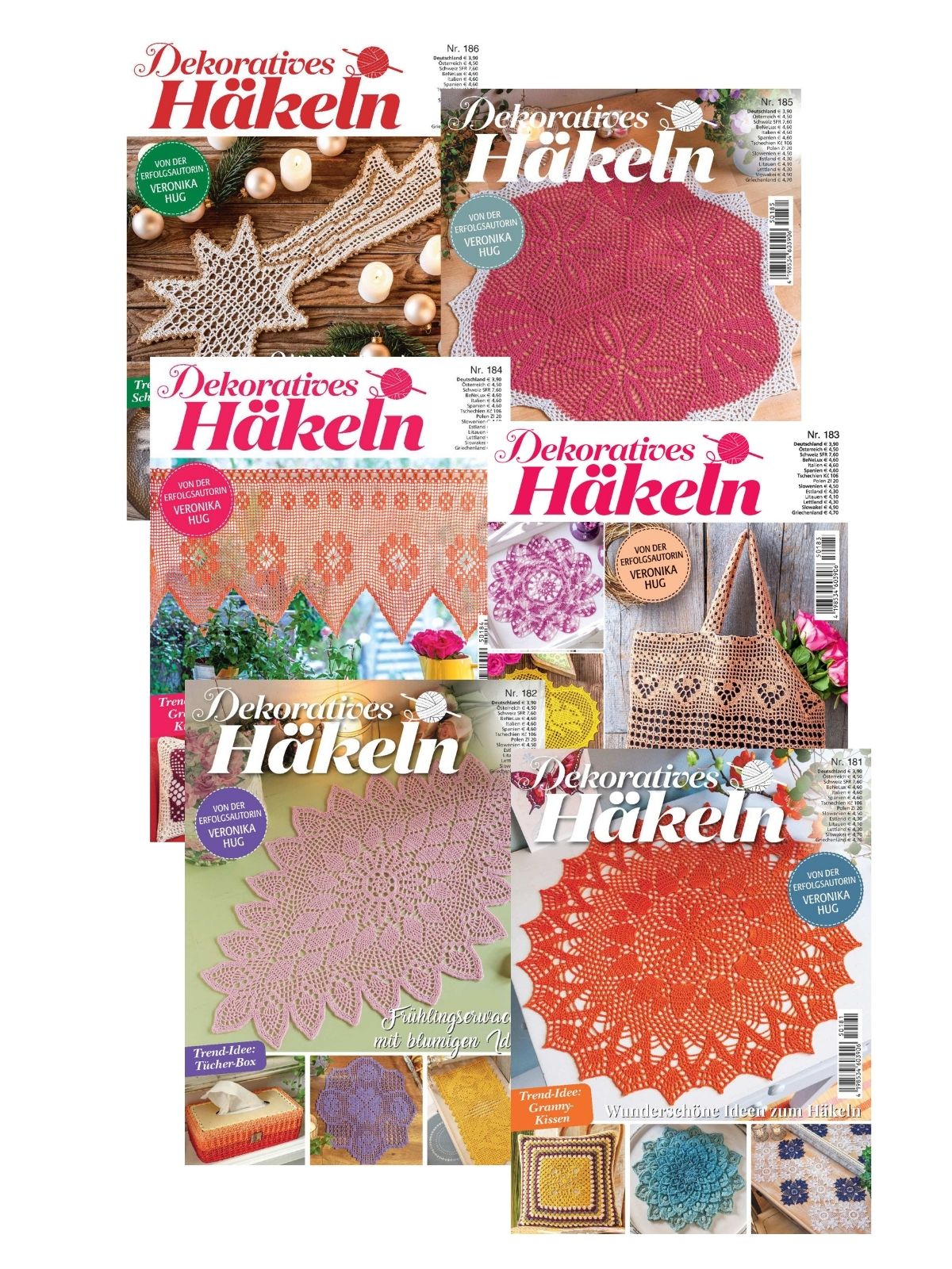 Sparpaket Produktbild: DEKORATIVES HÄKELN E-Paper Archiv 2025 - alle Ausgaben als E-Paper Sparpaket