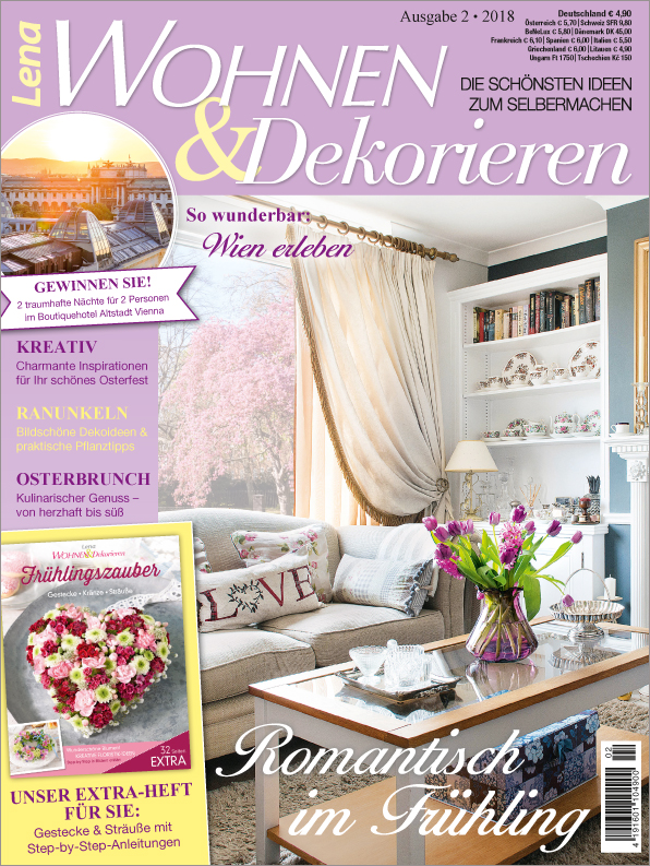 Magazin Produktbild: Lena Wohnen & Dekorieren Nr. 2/2018 - Romantisch im Frühling