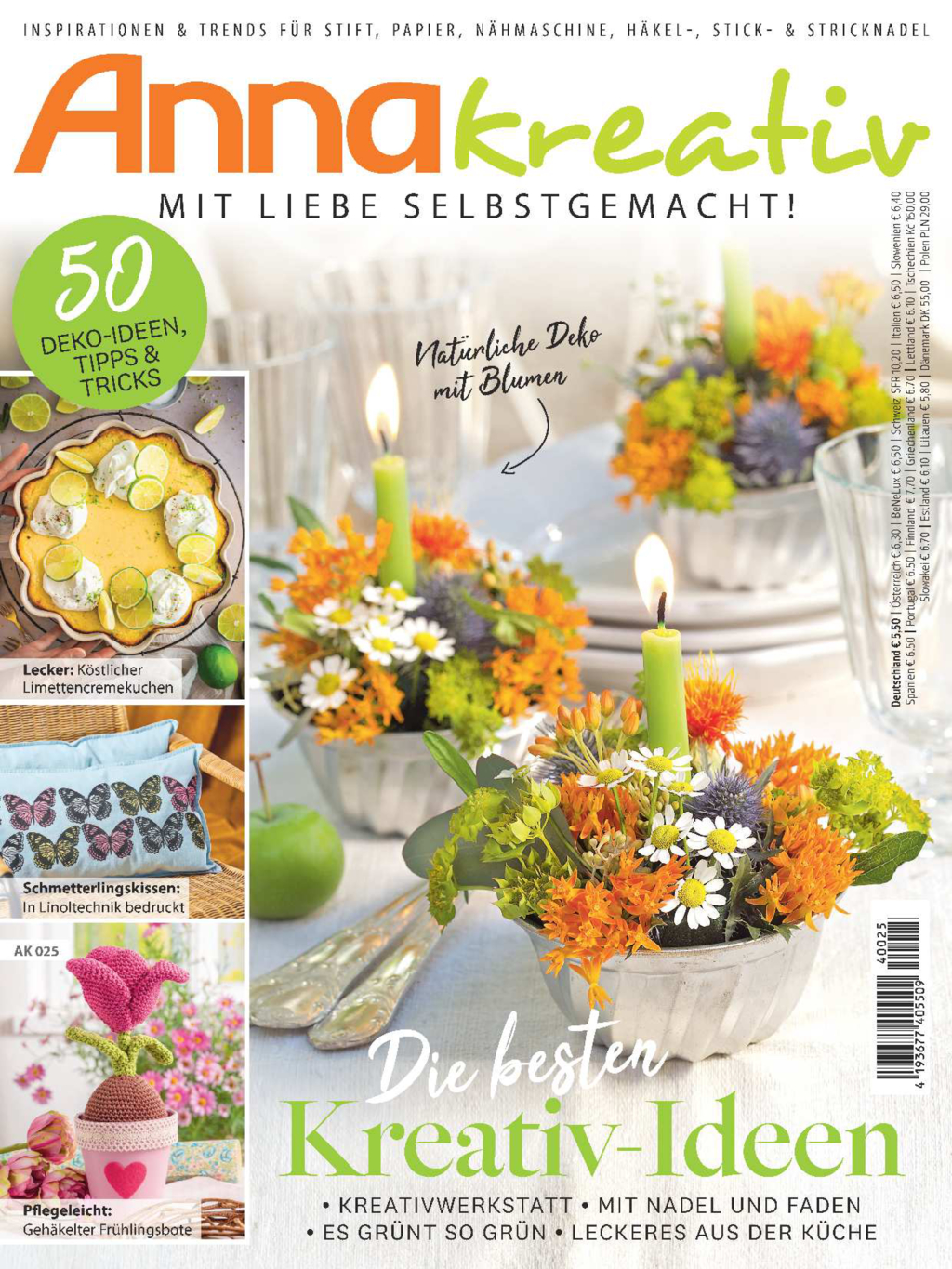 Magazin Produktbild: Anna kreativ AK 025 - Mit Liebe selbstgemacht! Die besten Kreativ-Ideen