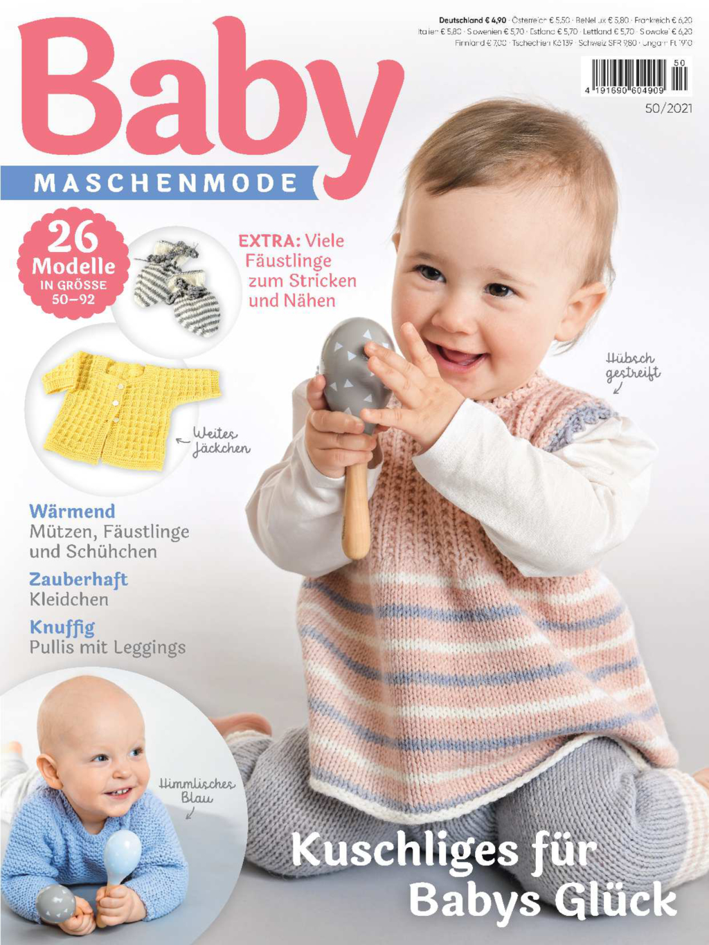 Magazin Produktbild: Baby Maschenmode 50/2021 - Kuschliges für Babys Glück