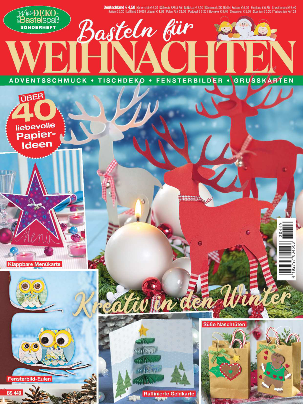 XXL Weihnachts Bastel Bundle: BS48/22+BS362+BS405+BS434+BB 27/20