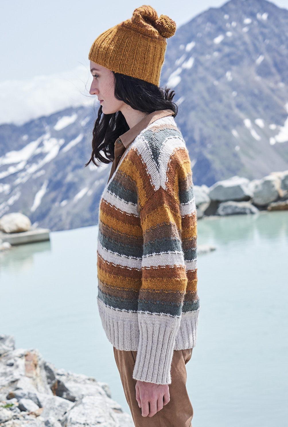 Modellansicht Bild 5: Pulli und Mütze mit südafrikanischem Flair