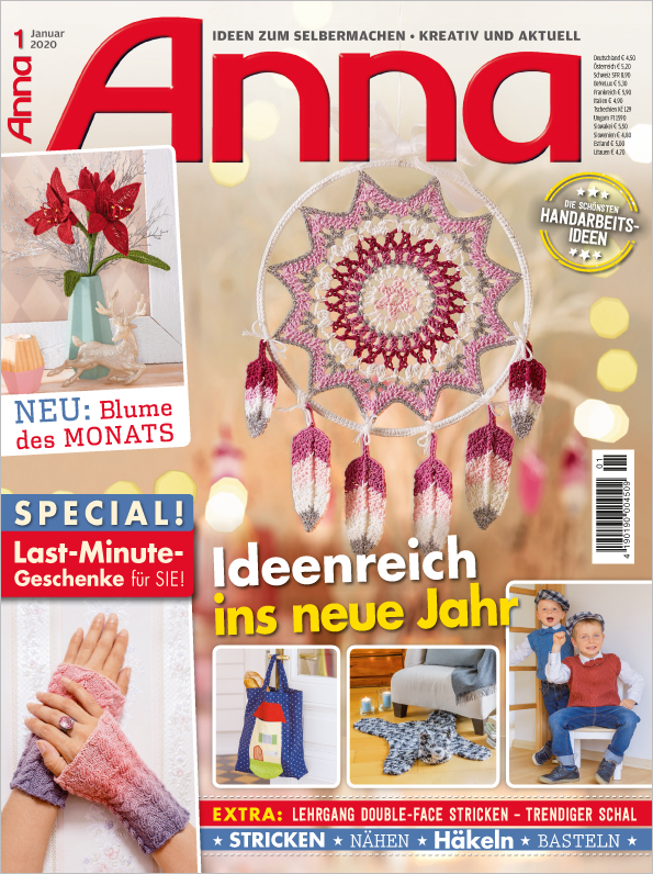 Anna Nr. 01/2020 - Ideenreich ins neue Jahr Magazin Produktbild: Anna 1/20- Ideenreich ins neue Jahr