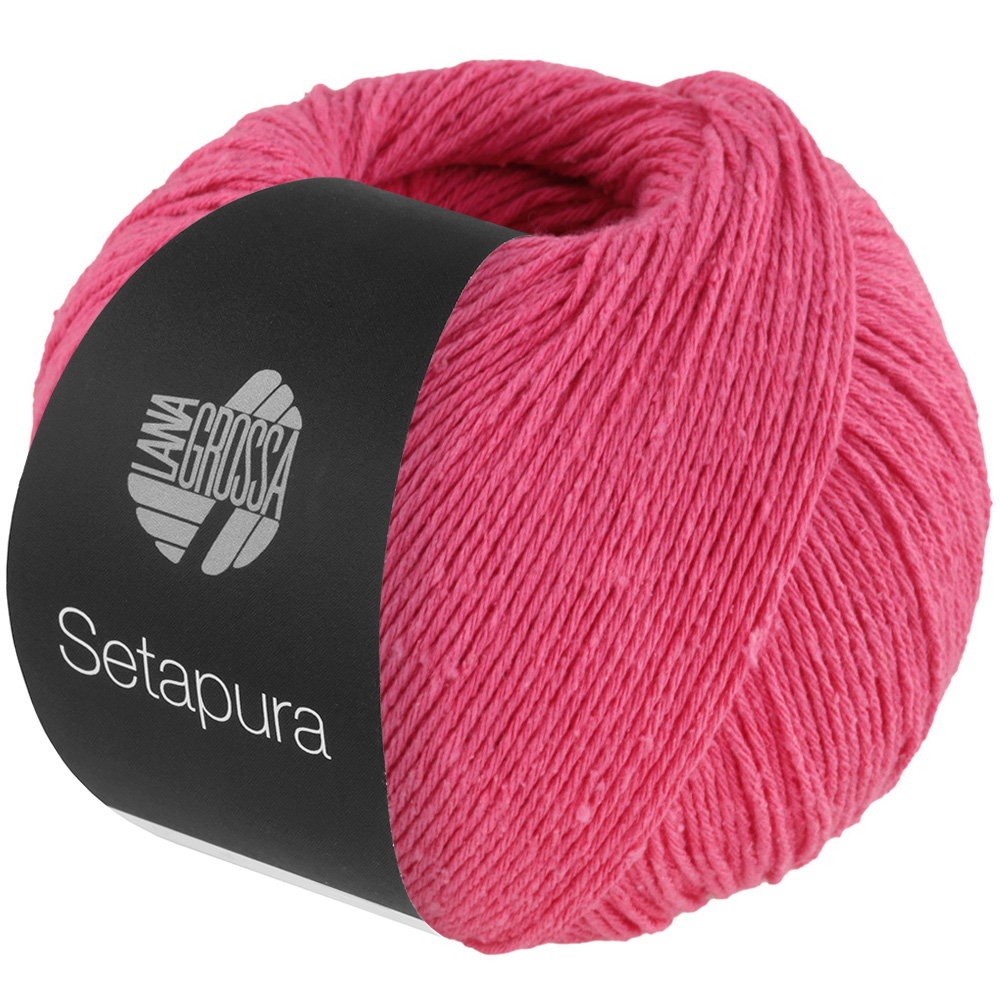 Garnbild Lana Grossa Setapura Pink Nr. 8