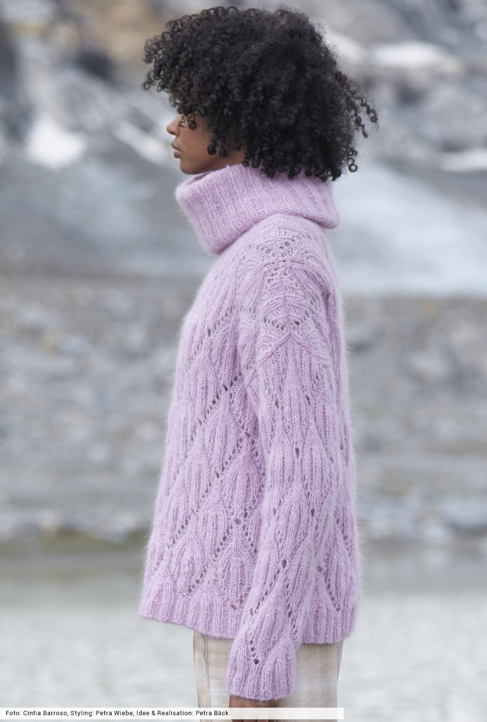 Modellansicht Bild 3: Pulli im Rautenmuster