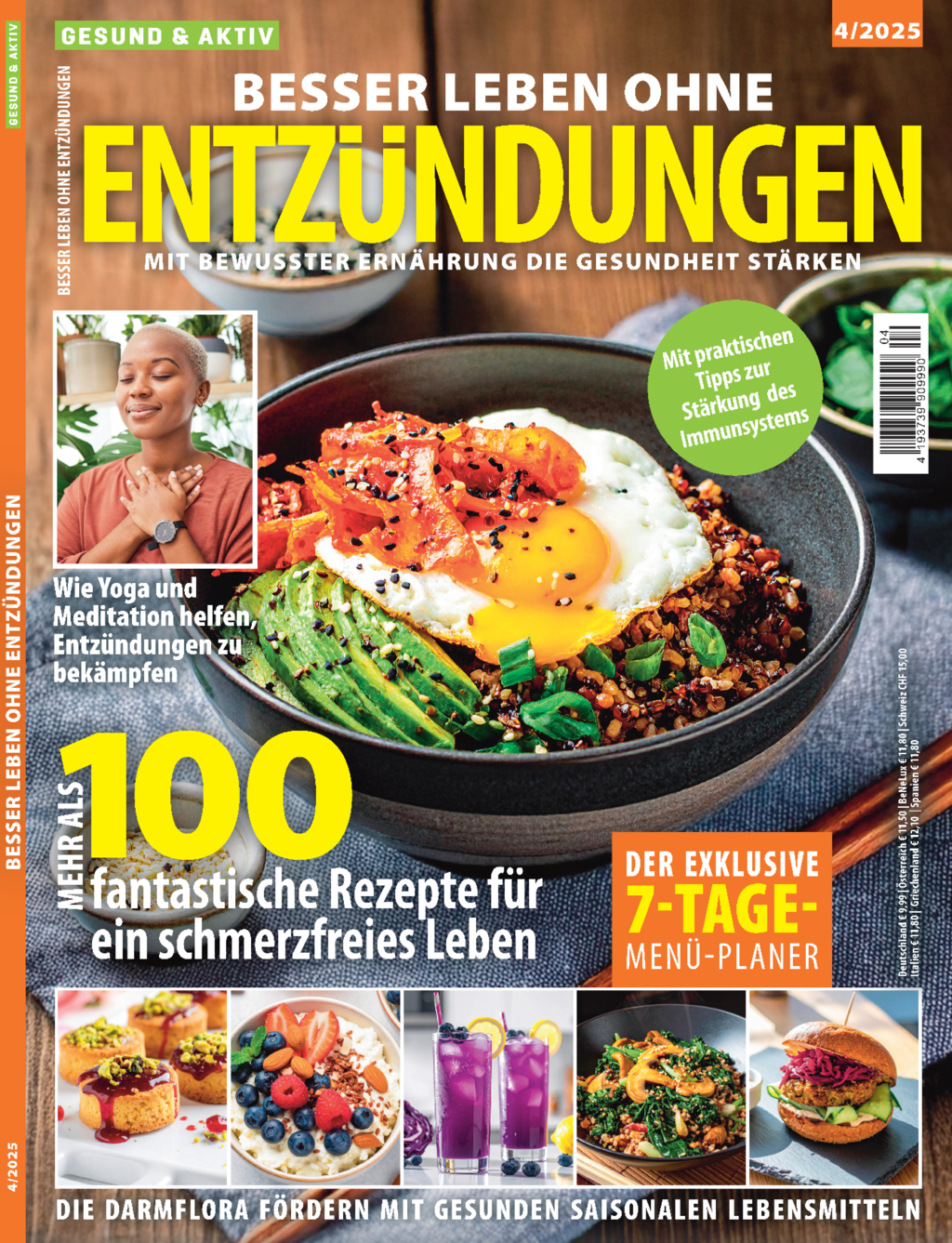 Magazin Produktbild: Gesund & Aktiv 4/2025: Besser leben ohne Entzündungen