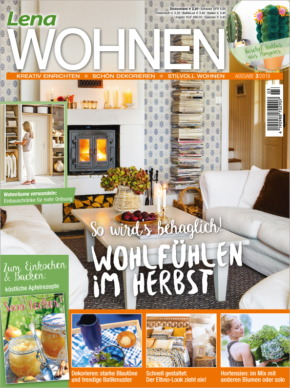 Lena Wohnen Nr. 03/2018 - So wirds behaglich! - Wohlfühlen im Herbst'