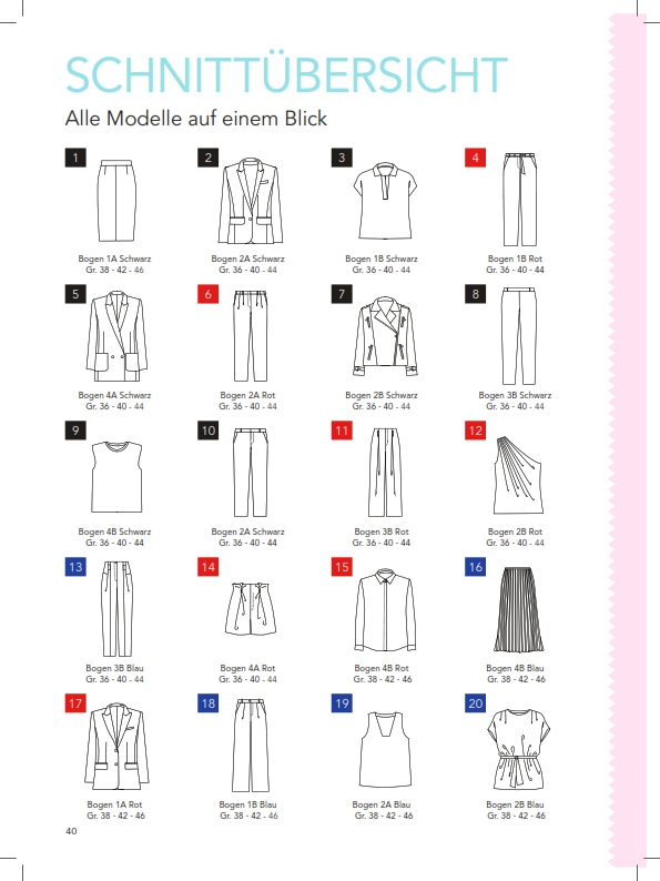 Stilvolle, handgemachte Kleidung mit klaren Schnitten, eleganten Mustern und DIY-Flair.