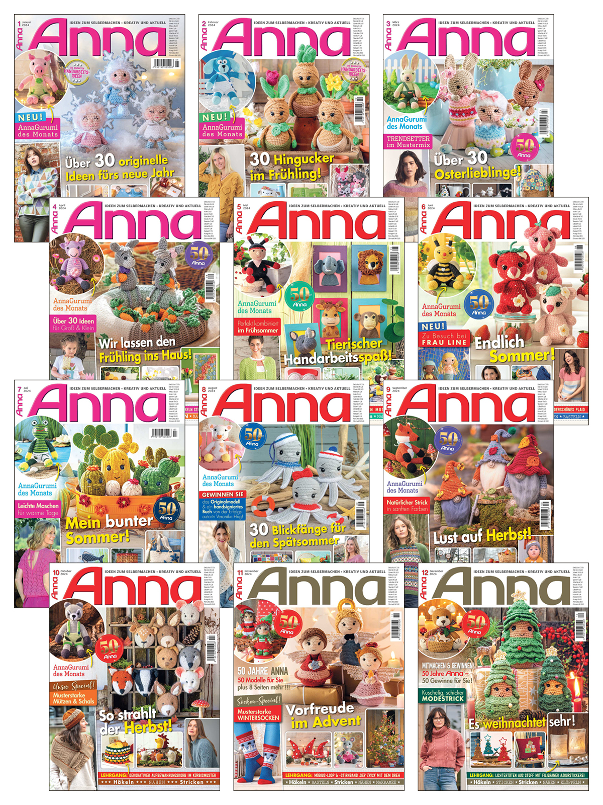 ANNA E-Paper-Archiv 2024 - alle Ausgaben als E-Paper-Sparpaket Sparpaket Produktbild: ANNA E-Paper-Archiv 2024 - alle Ausgaben als E-Paper-Sparpaket