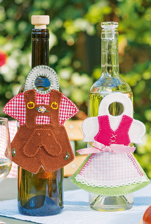 Modellansicht Bild 8: Genähte Tischdeko und gestrickte und gestickte Outfits fürs Oktoberfest