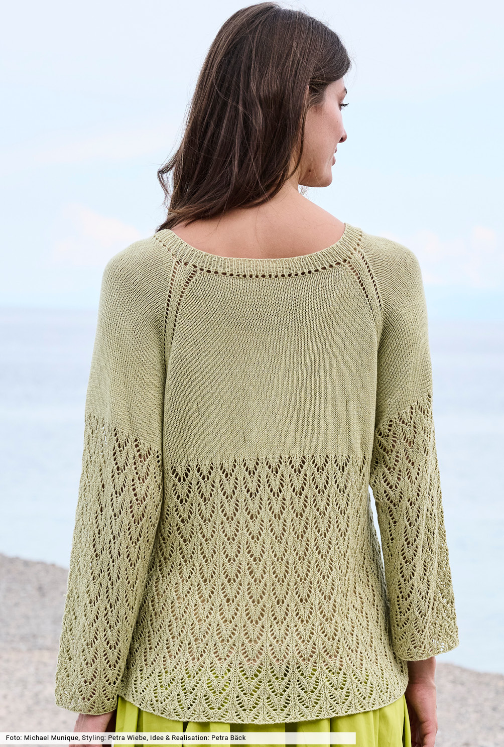 Modellansicht Bild 5: Pulli in Pistaziengrün