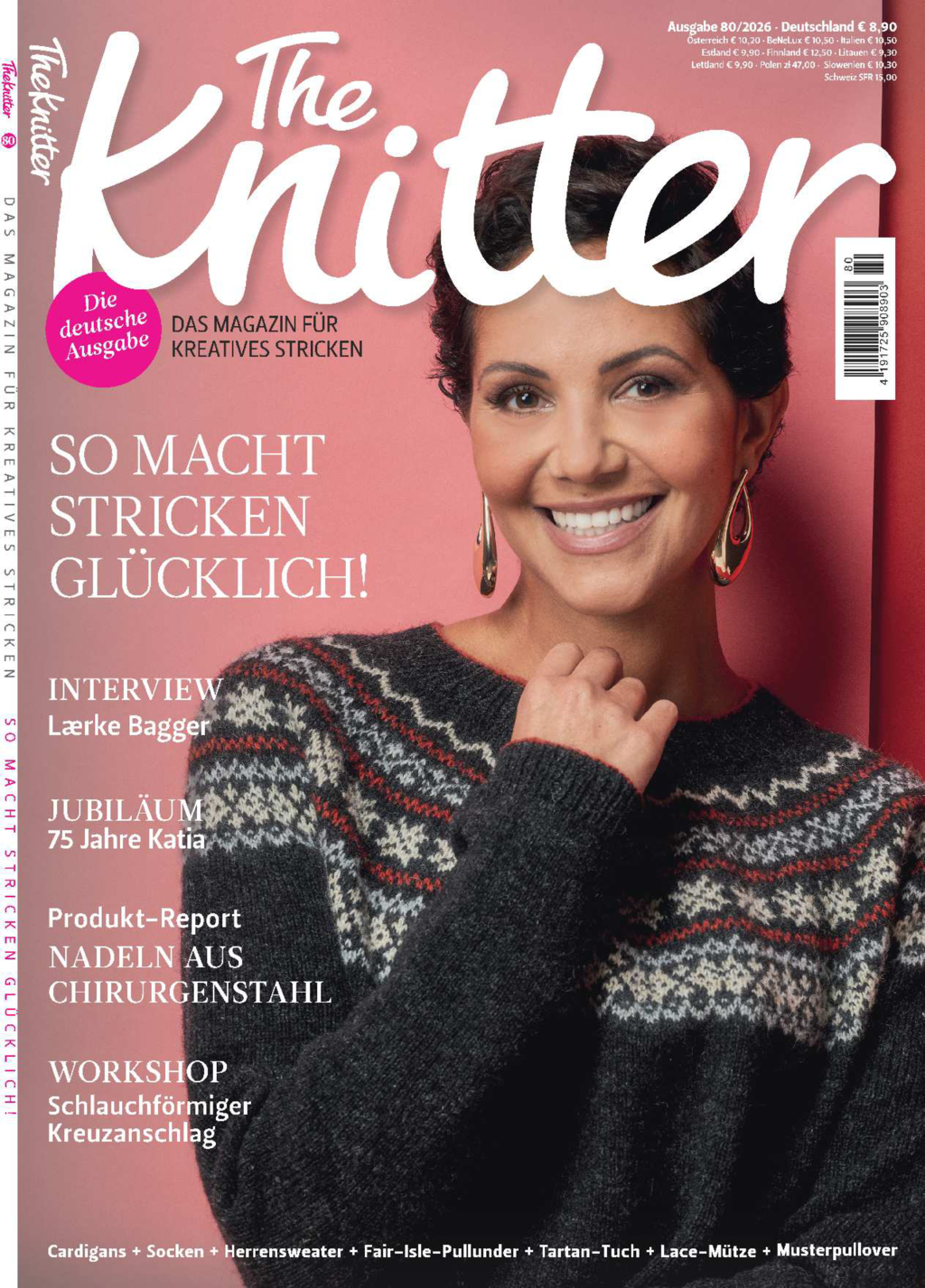 Magazin Produktbild: The Knitter 80/2026 - So macht Stricken glücklich!