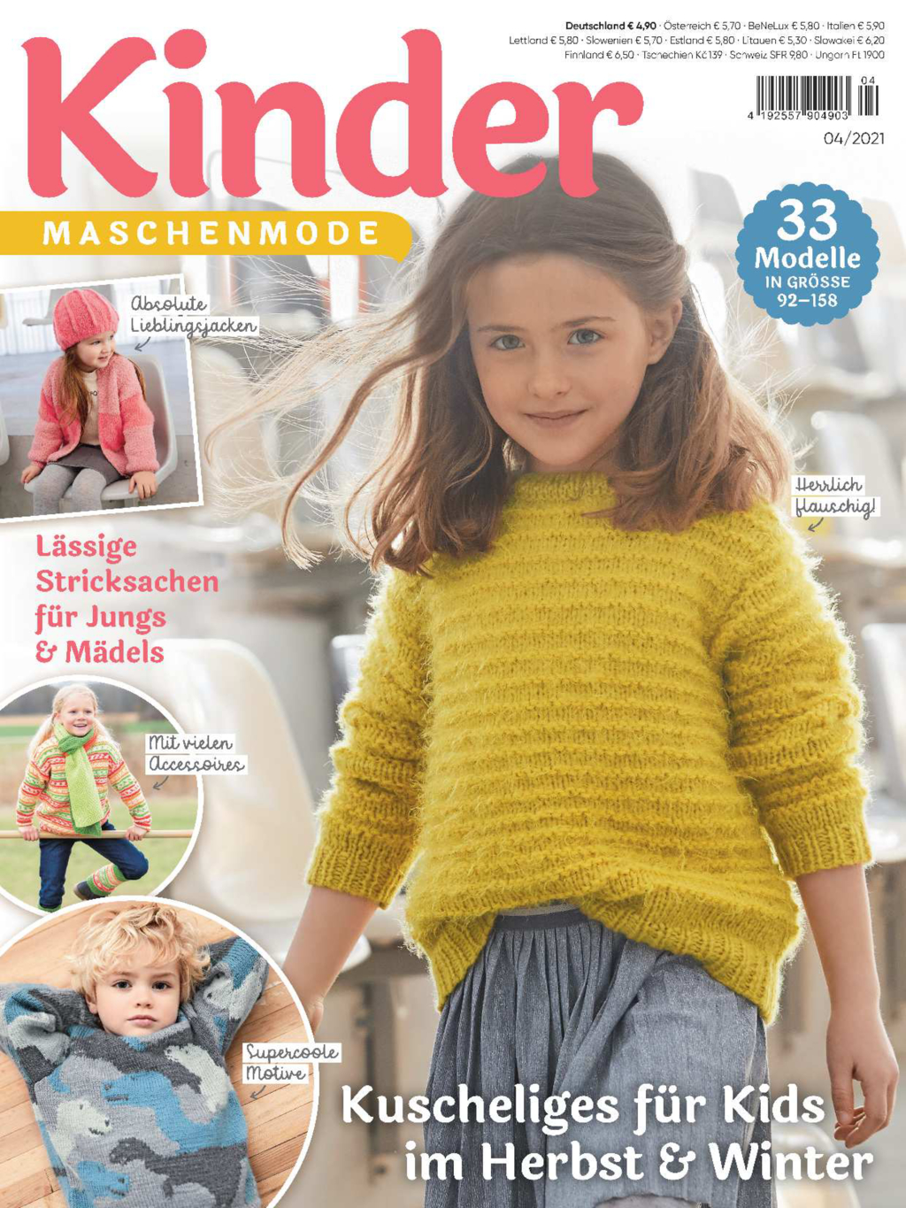 Kinder Maschenmode 4/2021 - Kuscheliges für Kids im Herbst & Winter Magazin Produktbild: Kinder Maschenmode 4/2021 - Kuscheliges für Kids im Herbst & Winter
