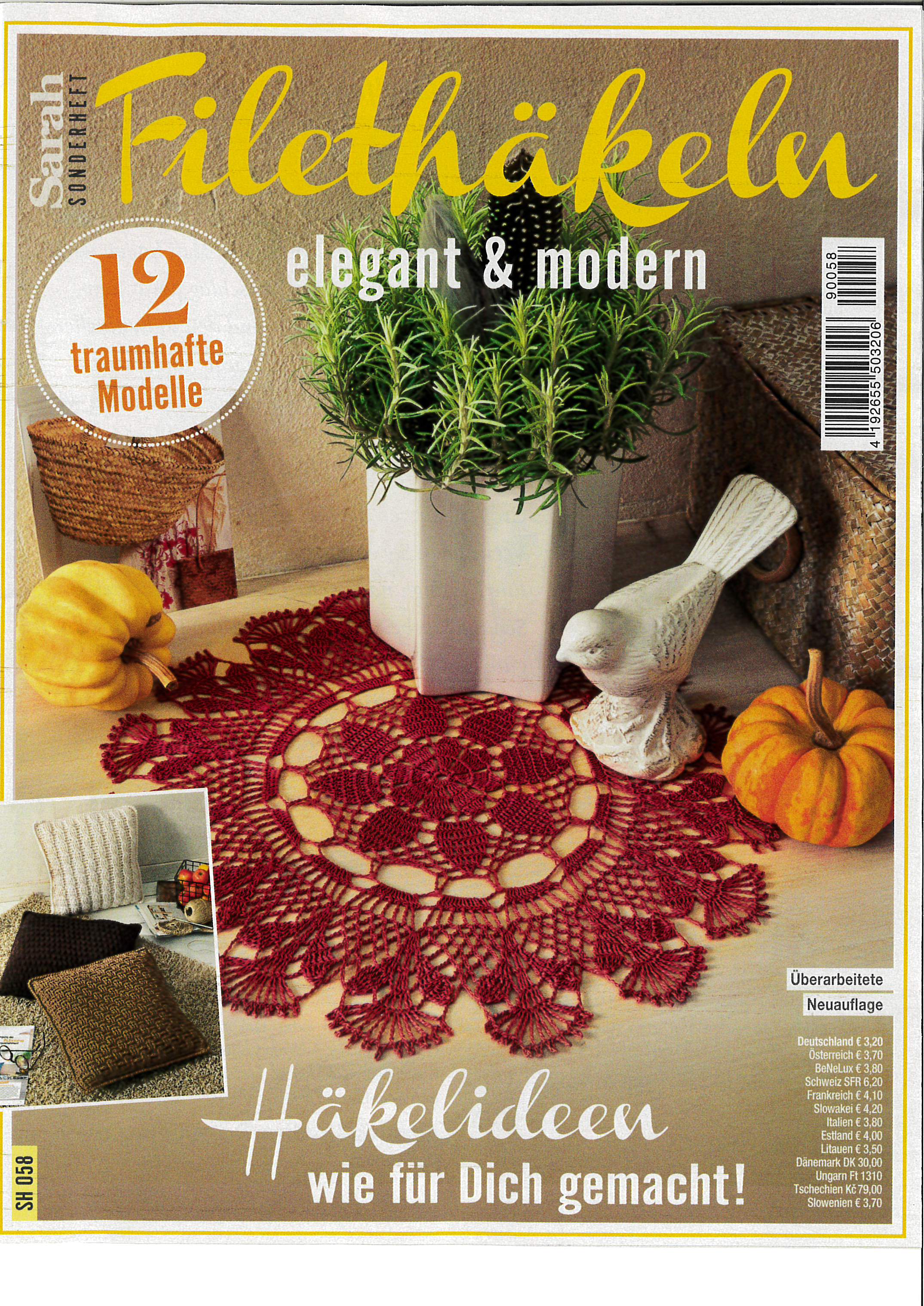 Sarah Sonderheft SH 058 - Filethäkeln elegant & modern