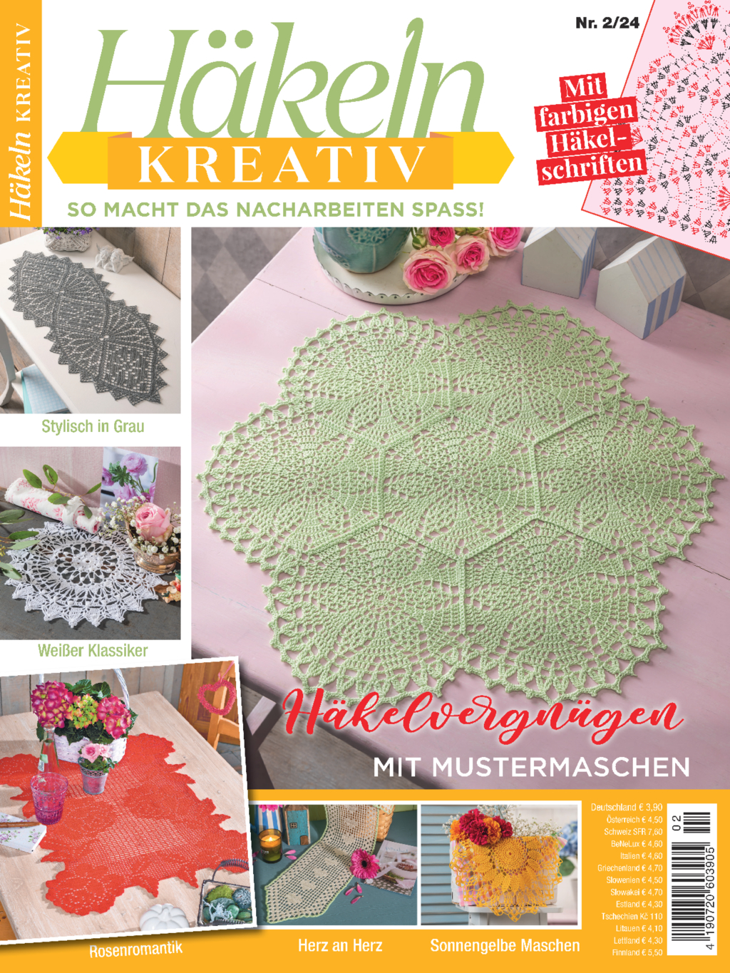 Häkeln kreativ 02/2024 - Häkelvergnügen mit Mustermaschen Magazin Produktbild: Häkeln kreativ Nr. 02/2024 - Häkelvergnügen mit Mustermaschen