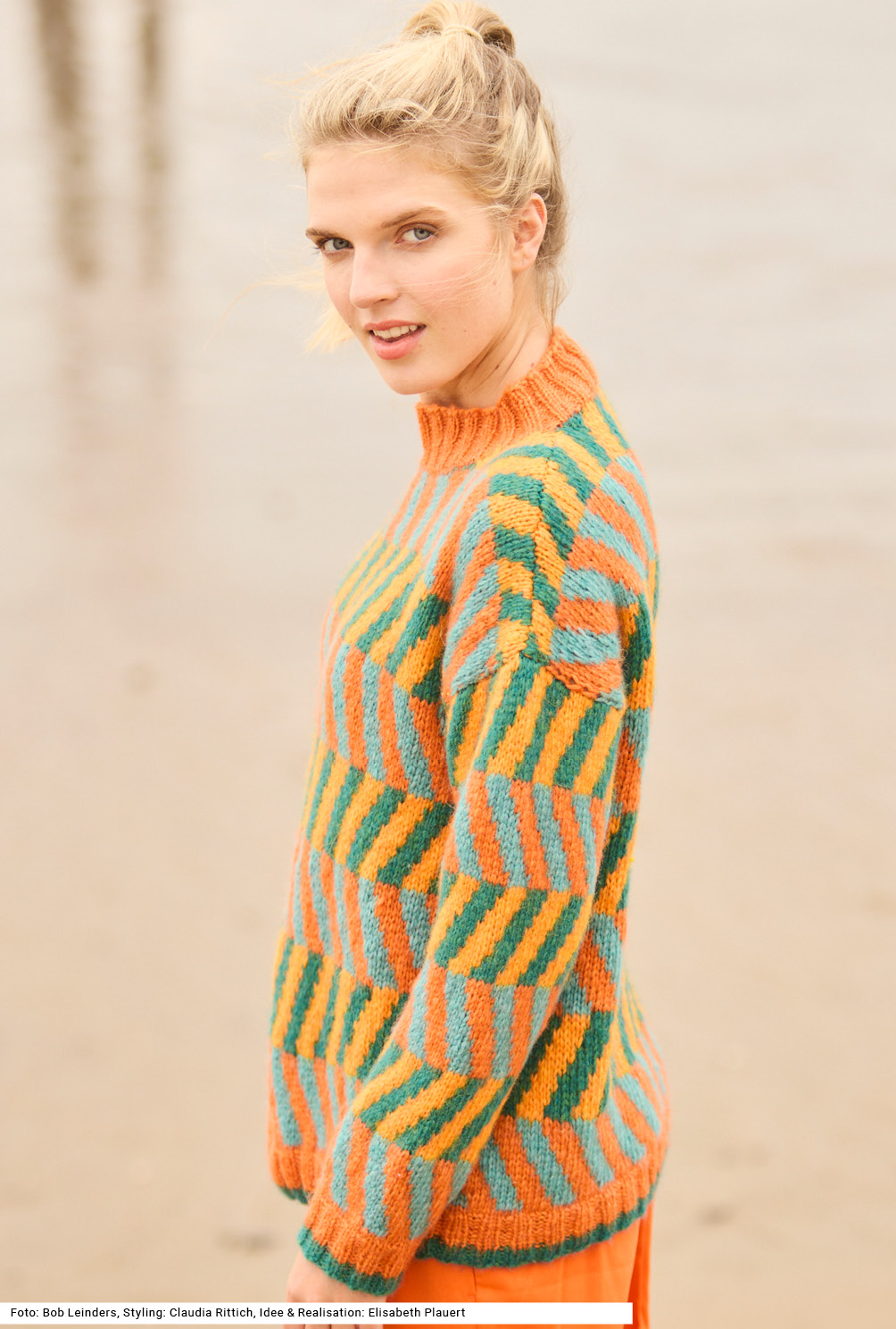 Modellansicht Bild 3: Pullover mit Jacquardmuster