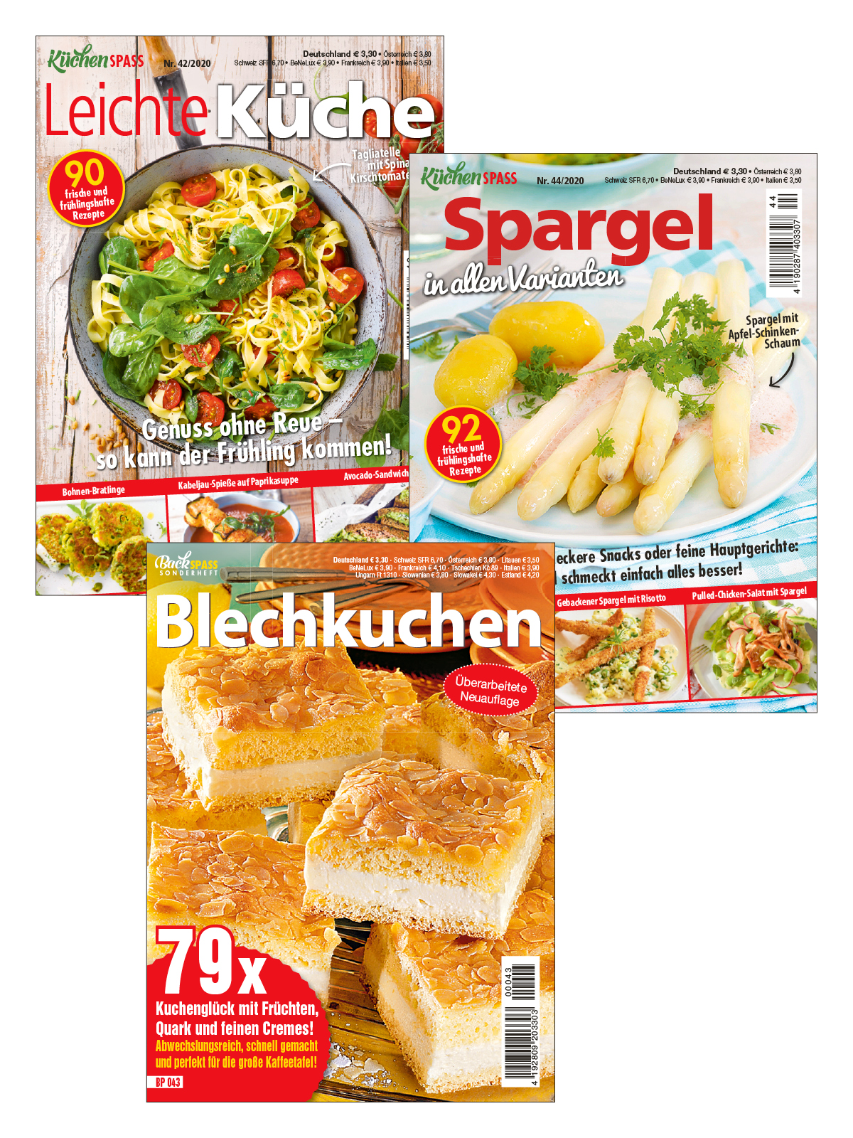 Koch Bundle KBu05/22: Küchenspaß 42/2020 + Küchenspaß 44/2020 + Backspaß SH BP 043