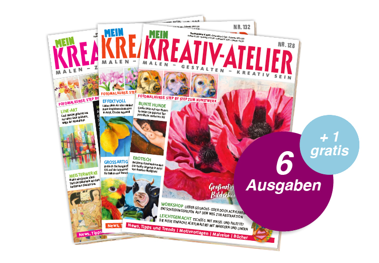 Mein Kreativ-Atelier - Jahresabo + 1 Ausgabe gratis