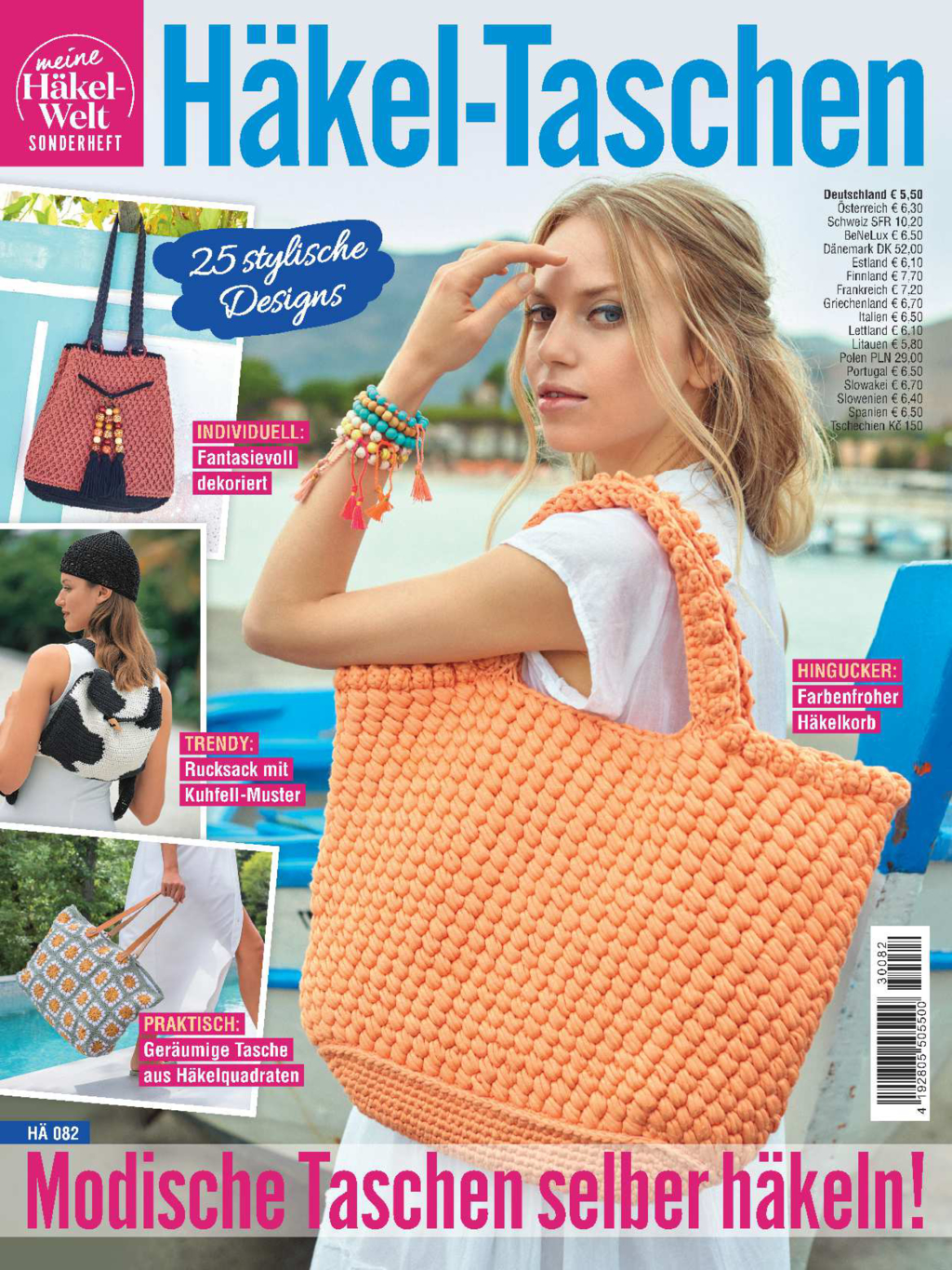 Magazin Produktbild: Meine Häkelwelt Sonderheft HaeW 082 - Häkel-Taschen