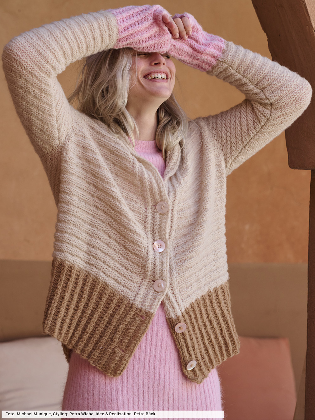 Modellansicht Bild 1: Jacke mit hohen Bündchen
