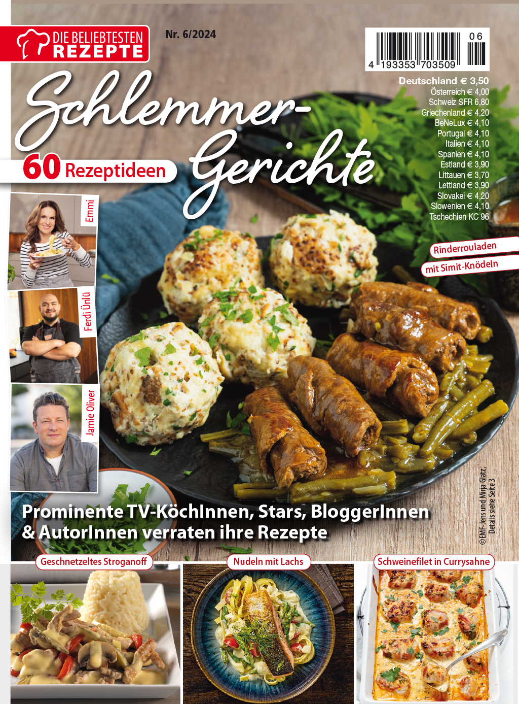 Magazin Produktbild: Die beliebtesten Rezepte 6/2024 - Schlemmgerichte