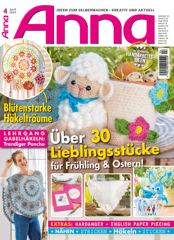 Magazin Produktbild: Anna 4/19- Über 30 Lieblingsstücke für Frühling & Ostern!