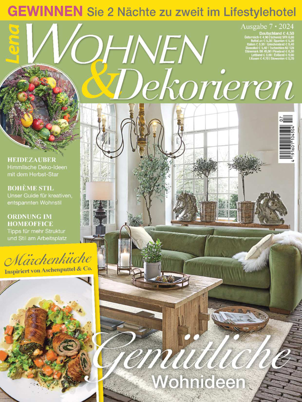 Lena Wohnen & Dekorieren Nr. 7/2024 - Gemütliche Wohnideen Magazin Produktbild: Lena Wohnen & Dekorieren Nr. 7/2024 - Gemütliche Wohnideen