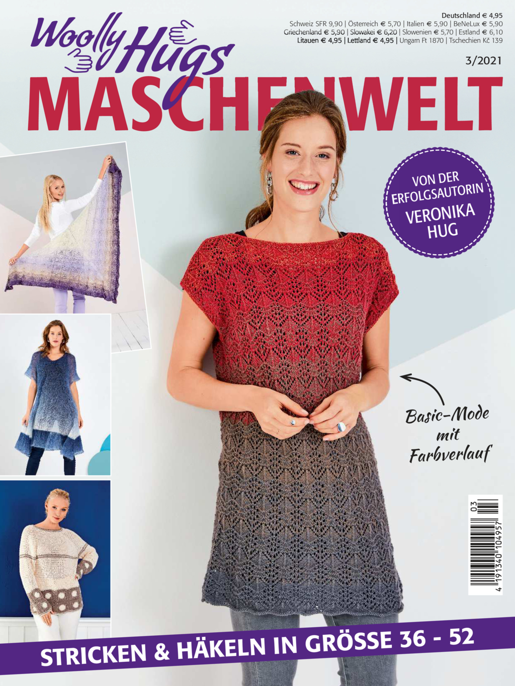 E-Paper: Woolly Hugs Maschenwelt Nr. 03/2021 - Stricken und Häkeln in Größe 36-52