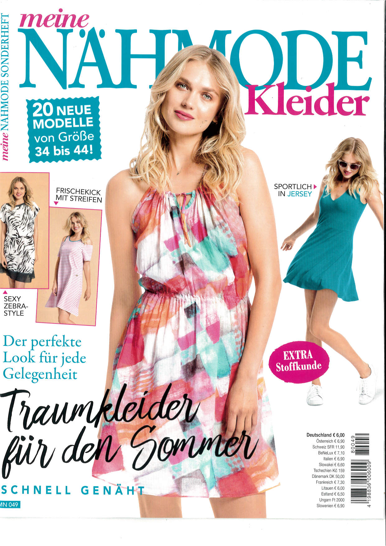Meine Nähmode Sonderheft MN 049 - Traumkleider für den Sommer Magazin Produktbild: Meine Nähmode Sonderheft MN 049 - Traumkleider für den Sommer