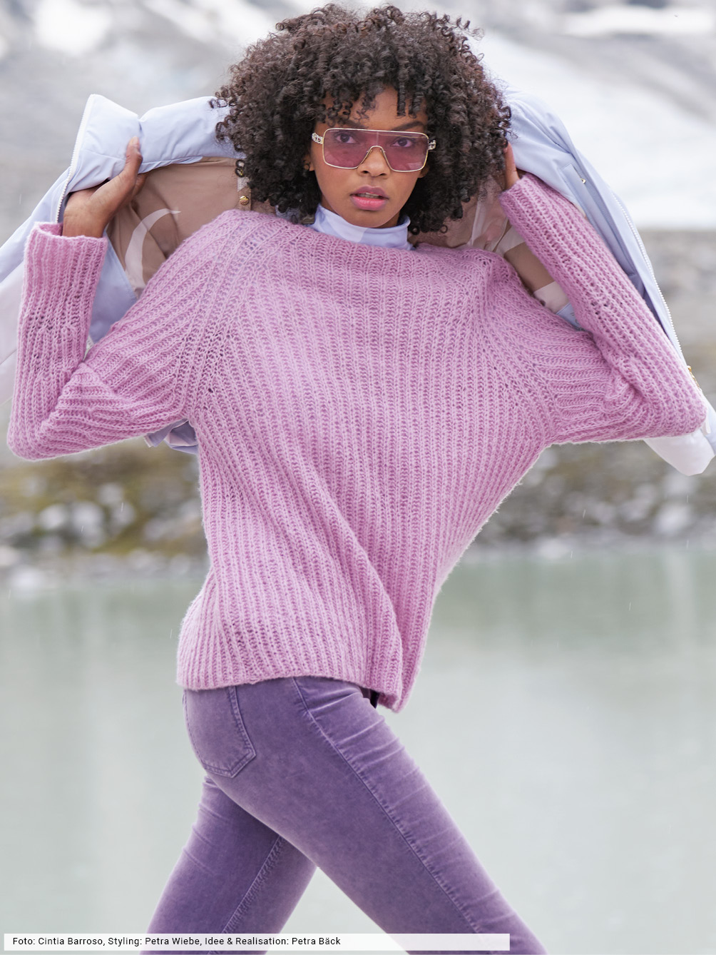Modellansicht Bild 1: Nahtloser Rippenpulli