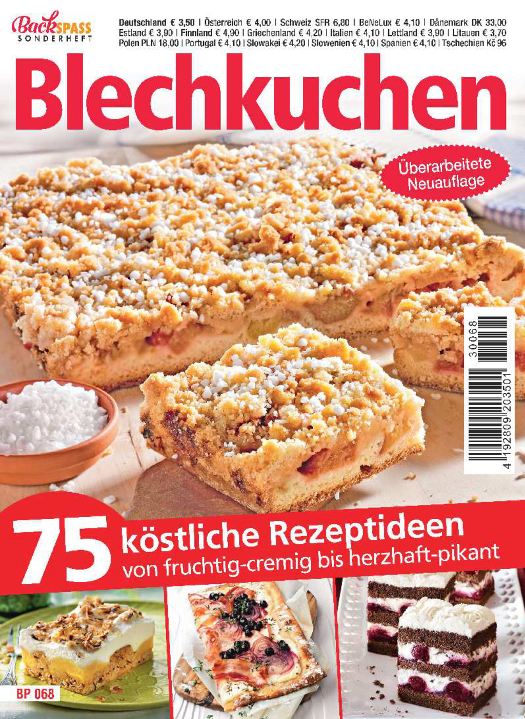 Backspaß Sonderheft BP 068 - Feine Blechkuchen