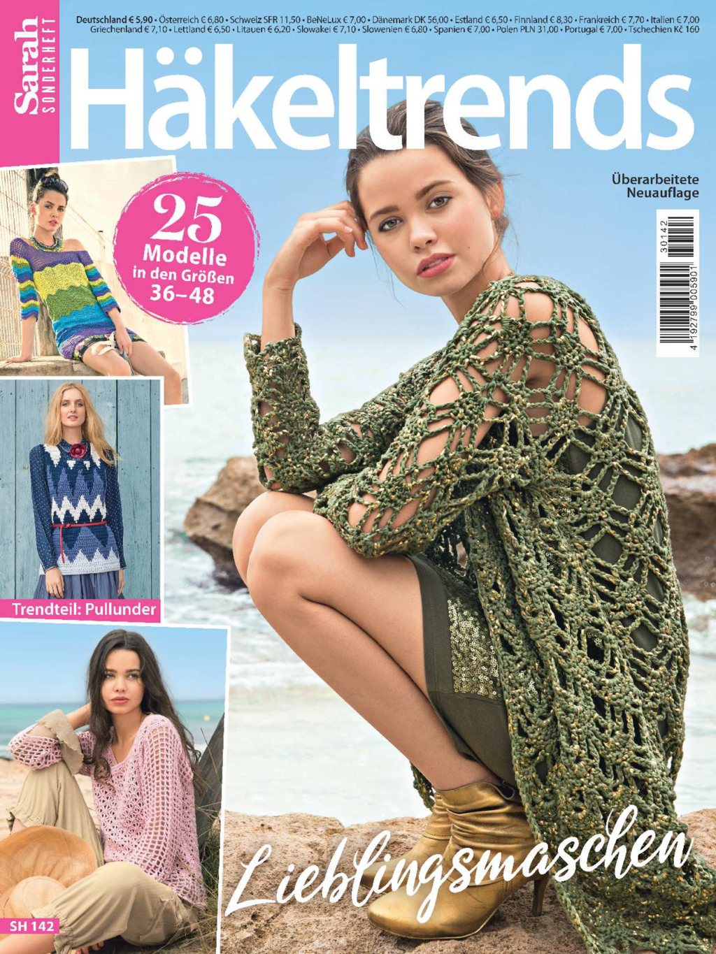 Sarah Sonderheft SH 142 - Häkeltrends Lieblingsmaschen Magazin Produktbild: Sarah Sonderheft SH 142 - Häkeltrends Lieblingsmaschen