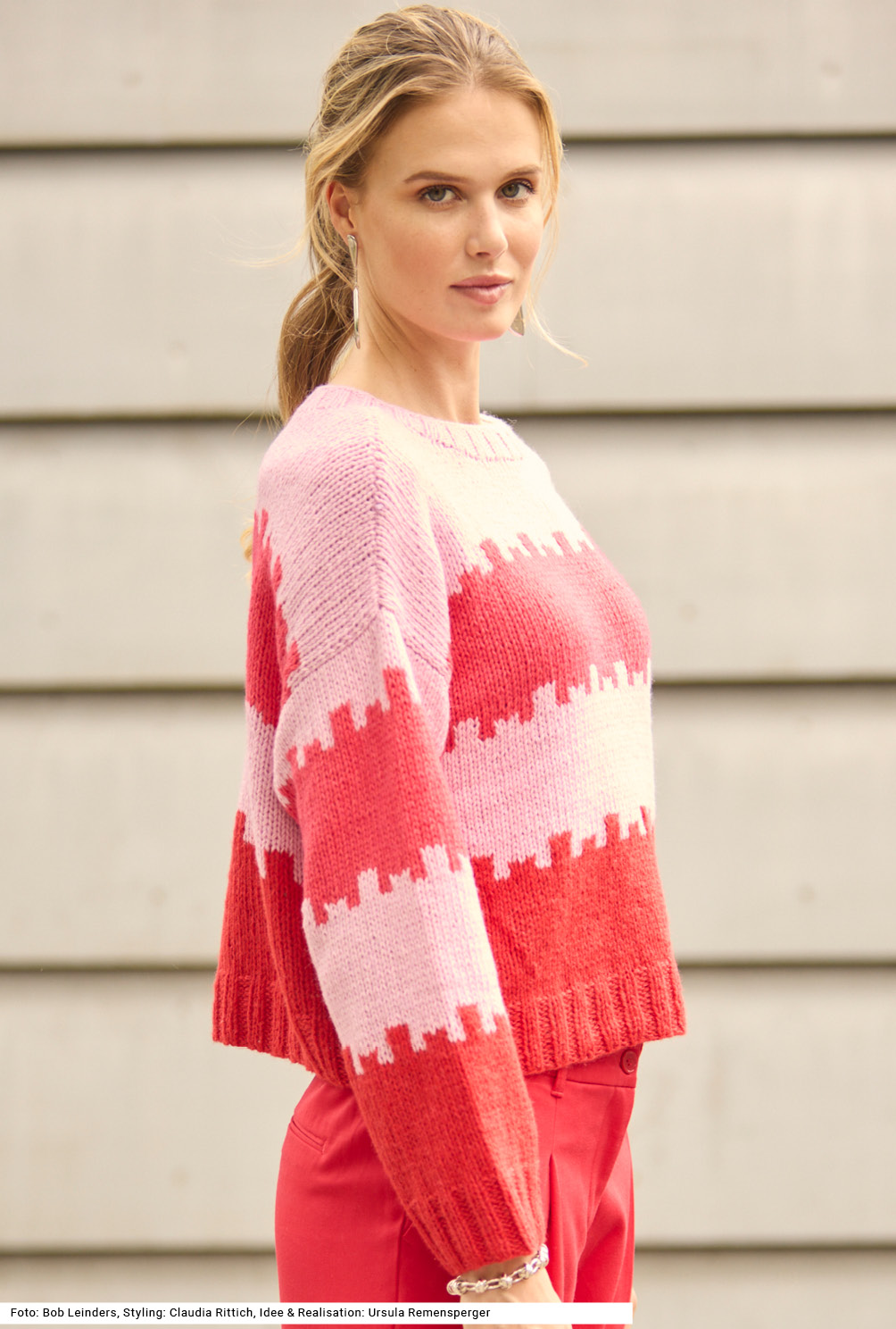 Modellansicht Bild 4: Pulli mit Jacquardmuster