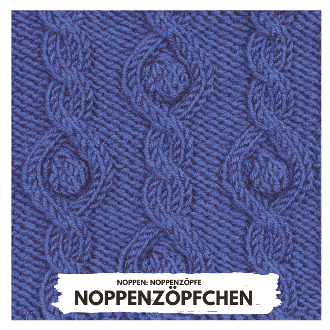 Blaues Strickmuster, handgemacht. Zopfmuster; dicht, strukturiert, modisch.