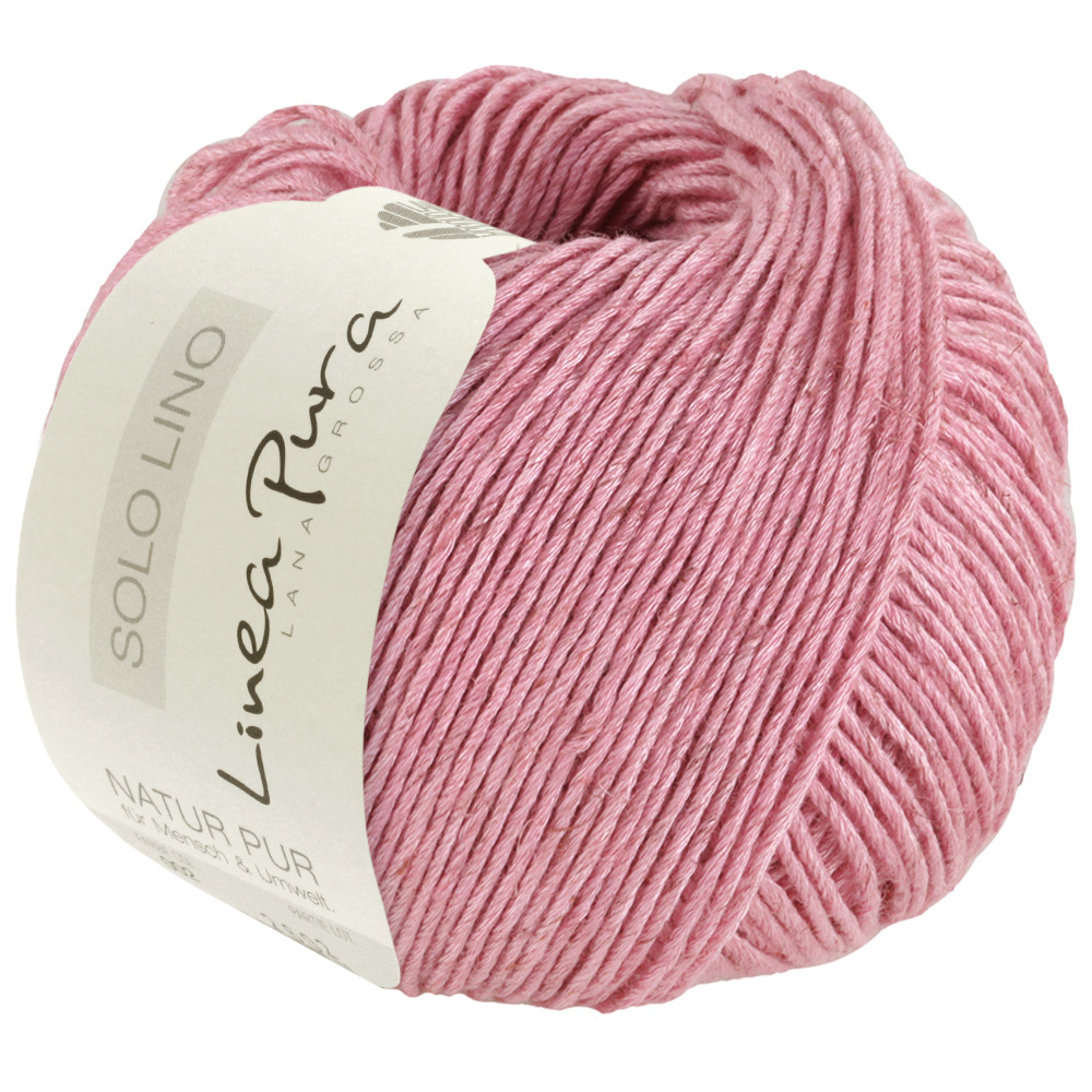 Garnbild Lana Grossa Solo Lino Rosa Nr. 66
