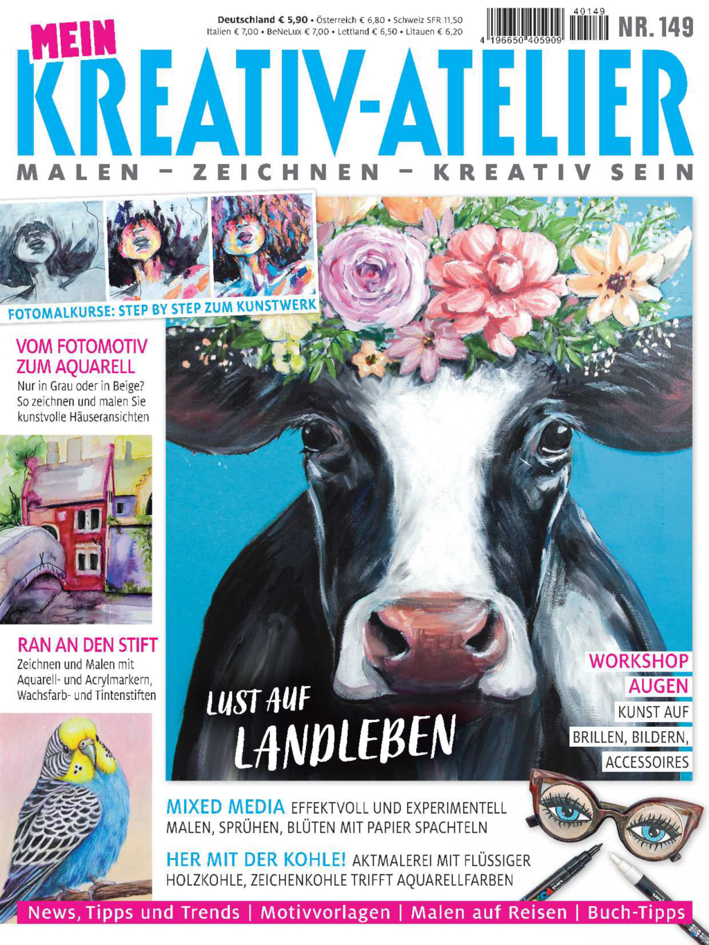 Sparpaket Produktbild: MEIN KREATIV-ATELIER E-Paper Archiv 2024 - alle Ausgaben als E-Paper Sparpaket