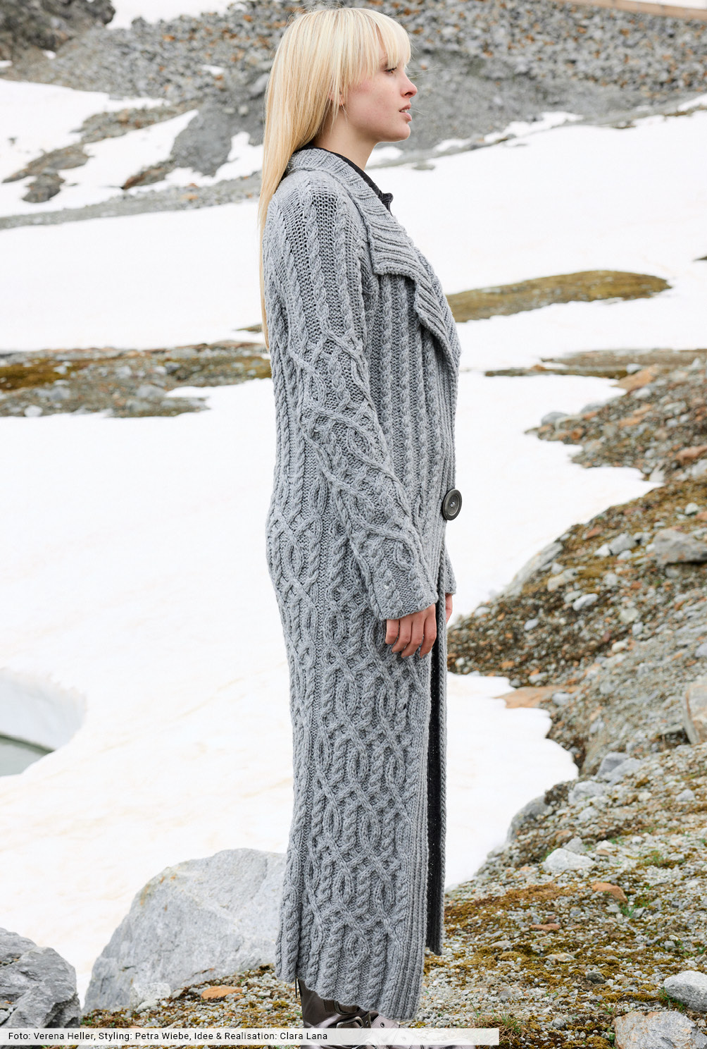 Modellansicht Bild 5: Mantel mit Zopfstrukturen