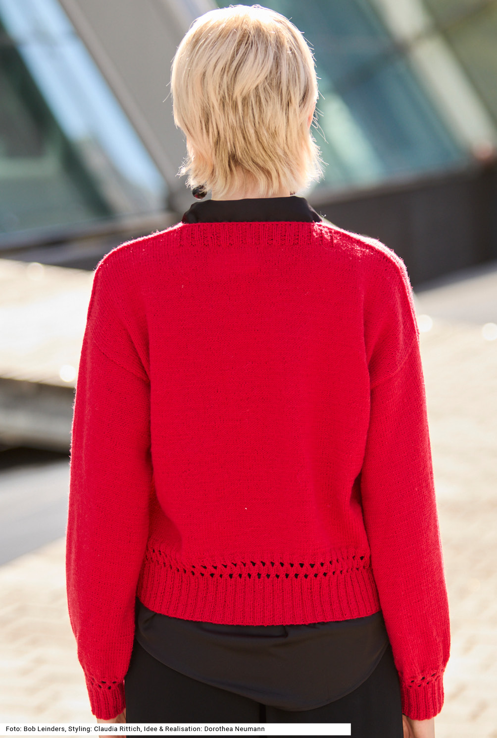 Modellansicht Bild 5: Jacke mit Bindeband