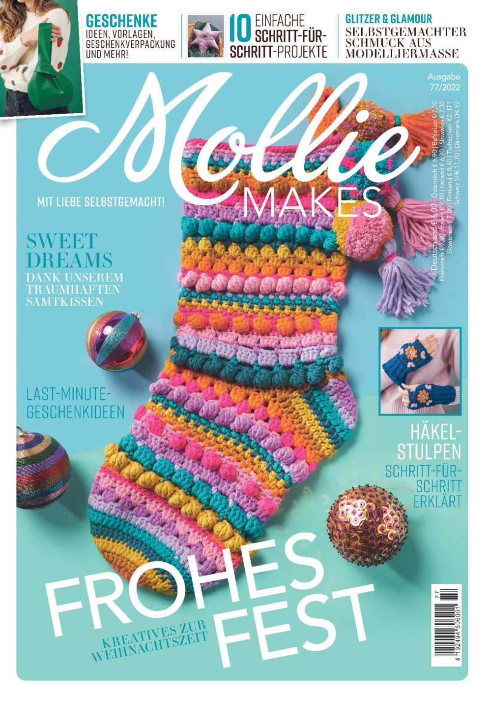 Mollie Makes Winter/Weihnachts Bundle:MM83/23+MM47/19+MM67/21+MM77/22 Mollie Makes Winter/Weihnachts Bundle:MM83/23+MM47/19+MM67/21+MM77/22