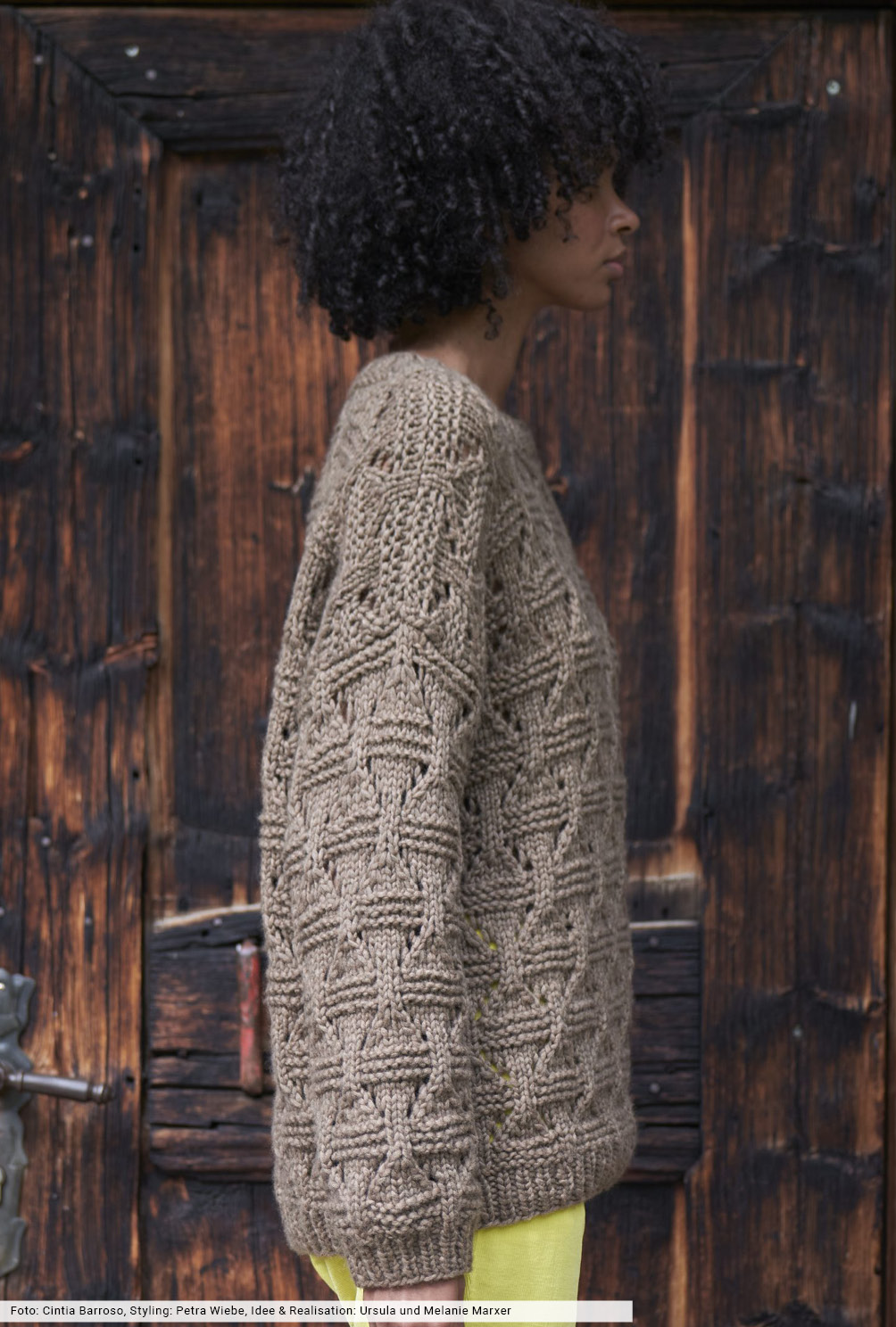 Modellansicht Bild 4: Pulli im Strukturmuster
