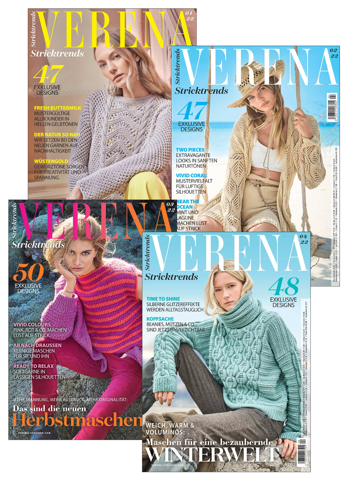 Verena Stricktrends E-Paper-Archiv 2022-alle Ausgaben als E-Paper-Sparpaket Magazin Produktbild: Verena Stricktrends E-Paper-Archiv 2022-alle Ausgaben als E-Paper-Sparpaket