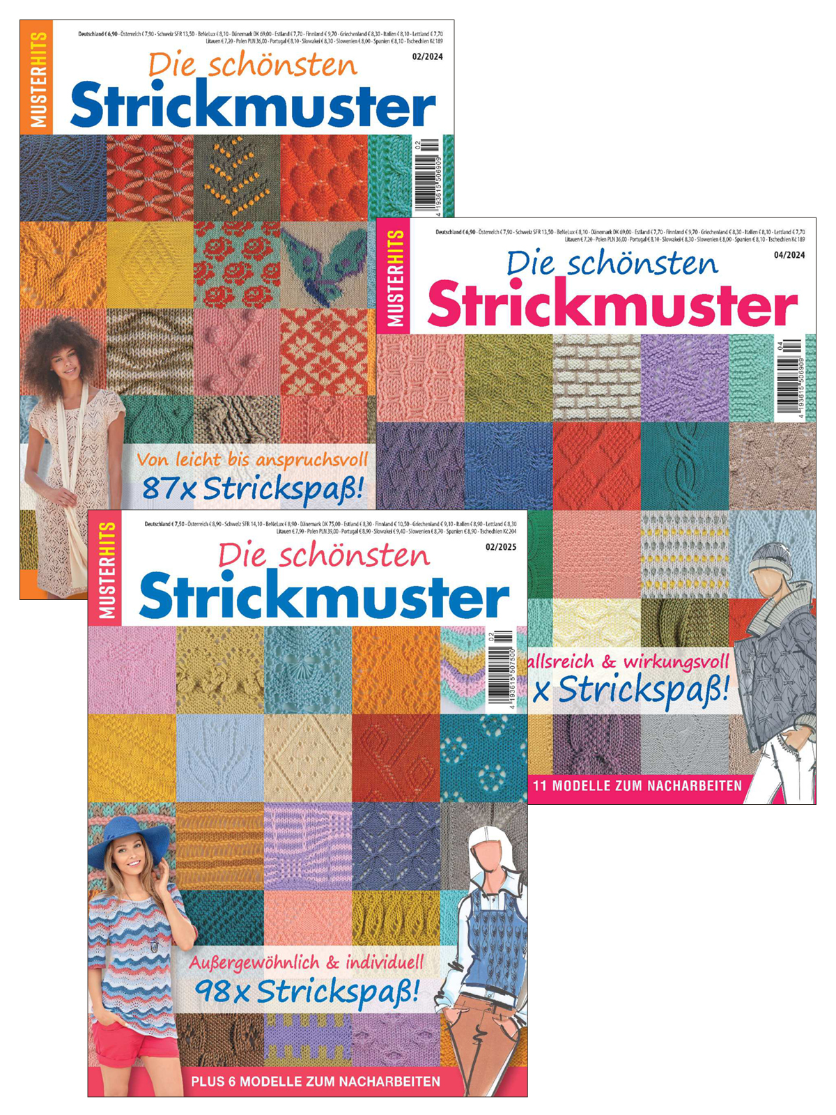Sparpaket Produktbild: Strickmuster-Bundle HaB25179