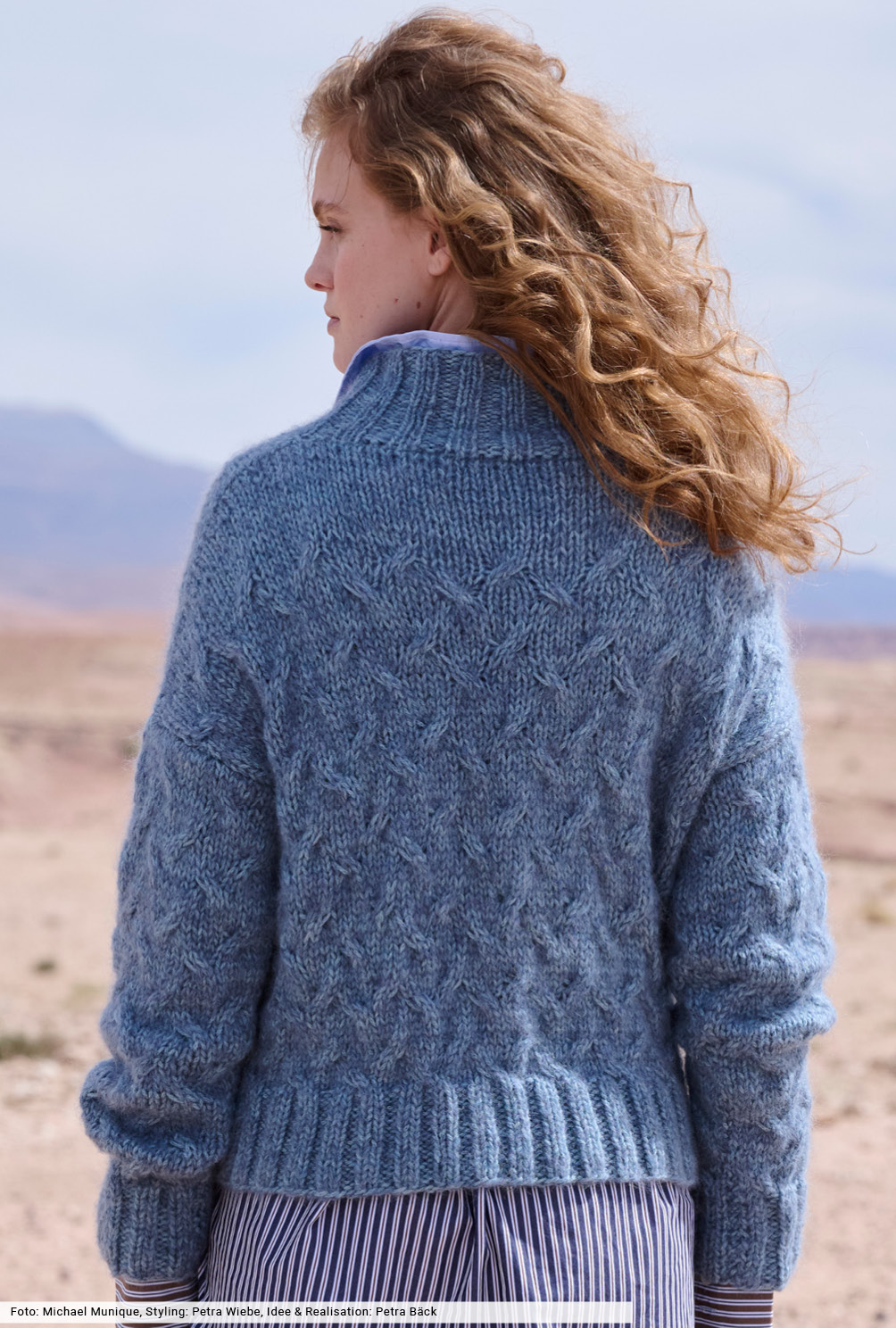 Modellansicht Bild 5: Pulli mit Zopfstrukturen