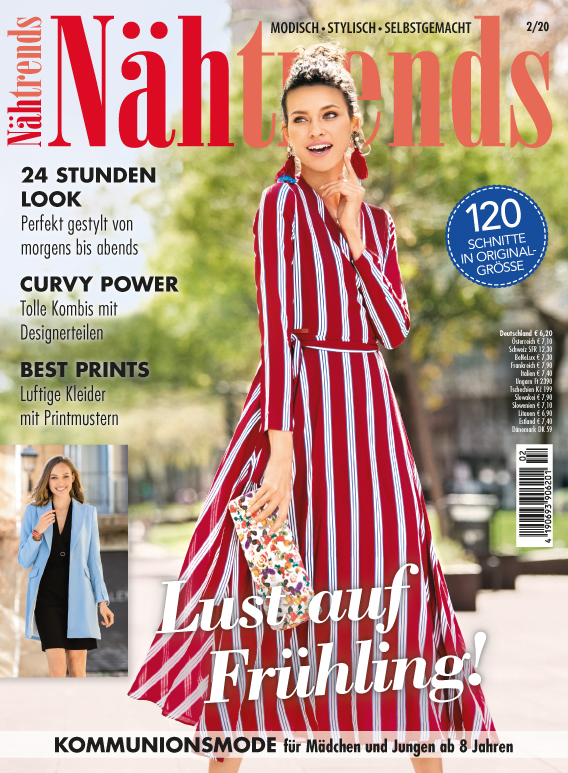Nähtrends Nr.02/2020 - Lust auf Frühling! Magazin Produktbild: Nähtrends 2/20- Lust auf Frühling!