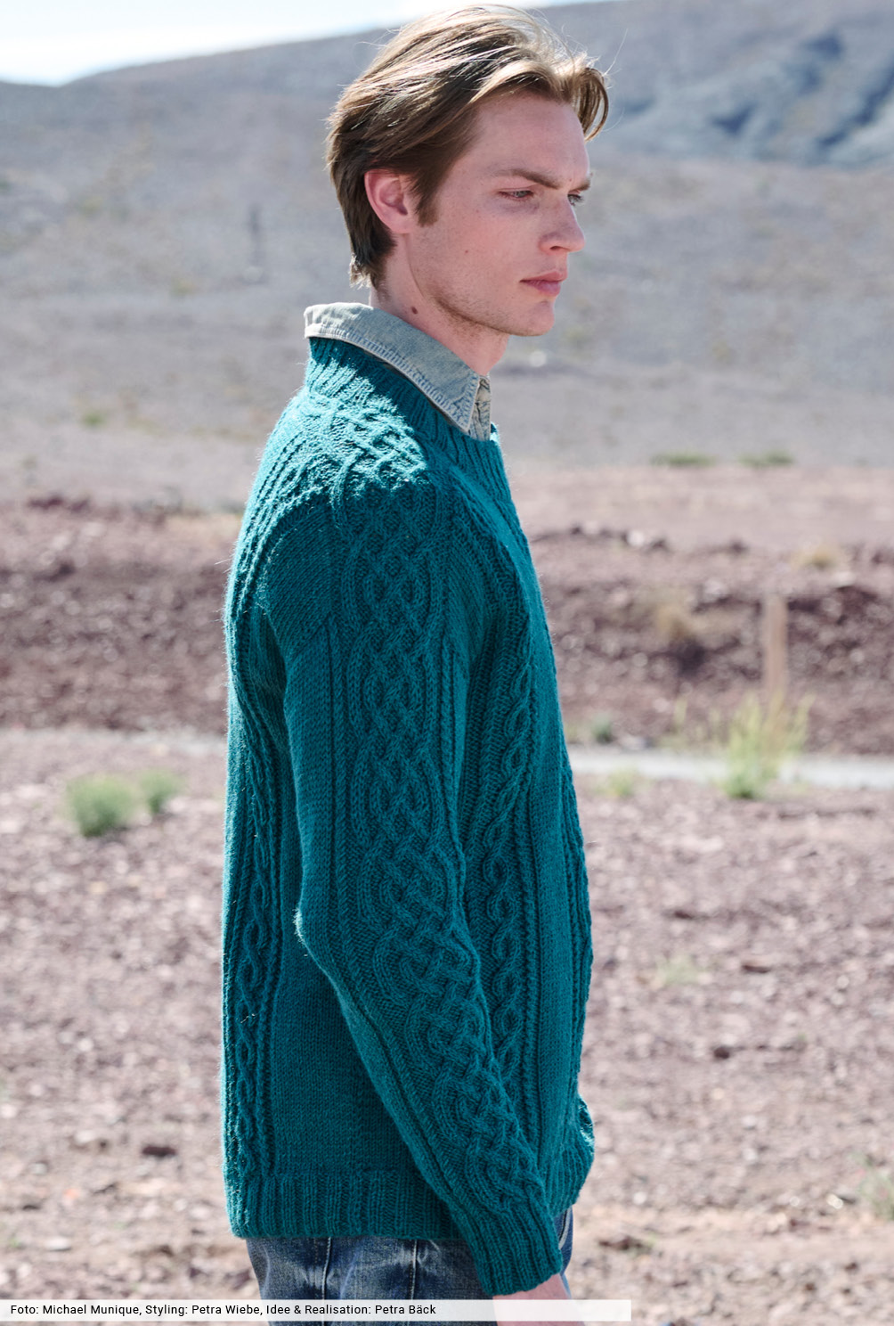 Modellansicht Bild 3: Pulli mit Schulterpasse