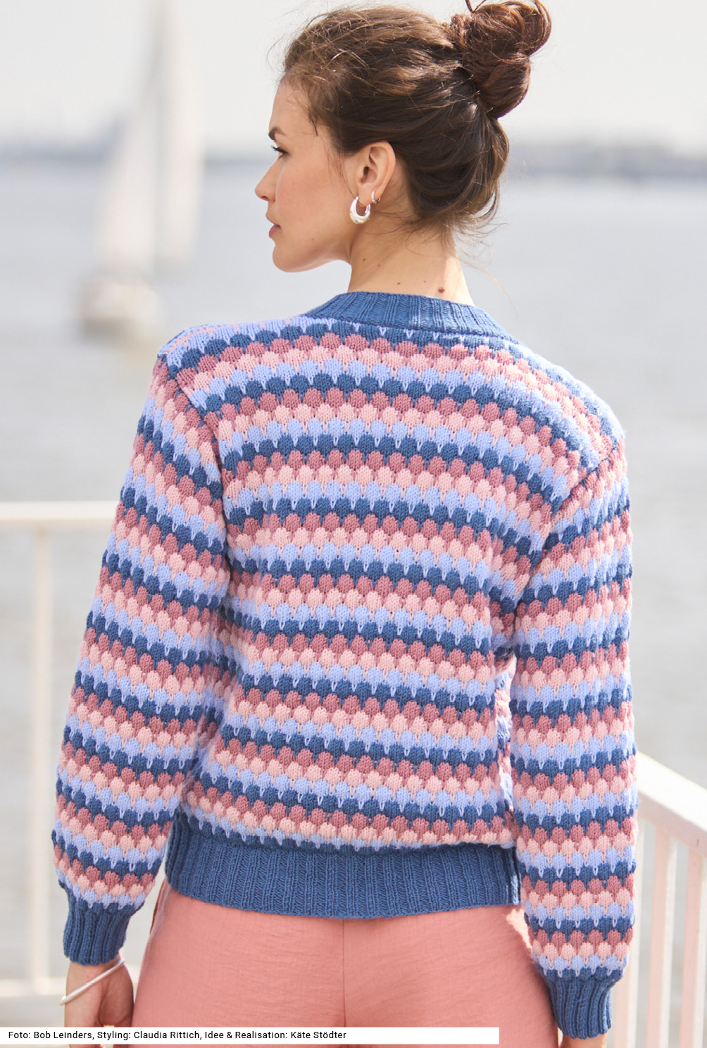 Modellansicht Bild 5: Pulli mit Blasenmuster