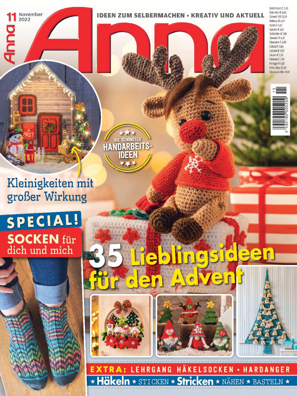 Magazin Produktbild: Anna Nr. 11/2022 - 35 Lieblingsideen für den Advent