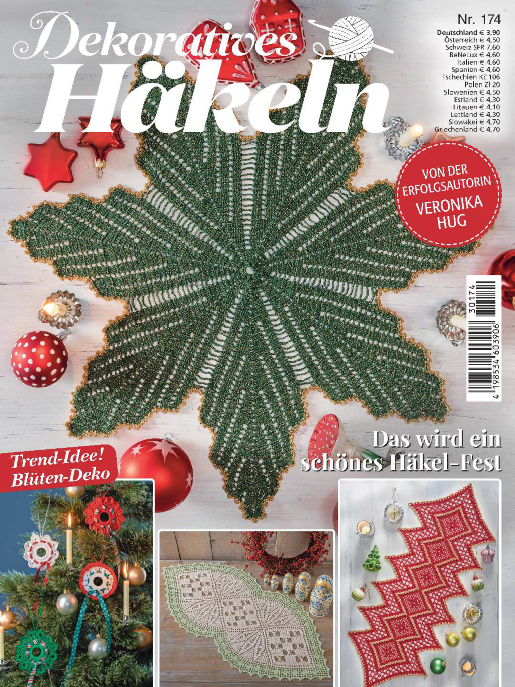 Dekoratives Häkeln Nr. 174 - Das wird ein schönes Häkelfest Magazin Produktbild: Dekoratives Häkeln Nr. 174 - Das wird ein schönes Häkelfest