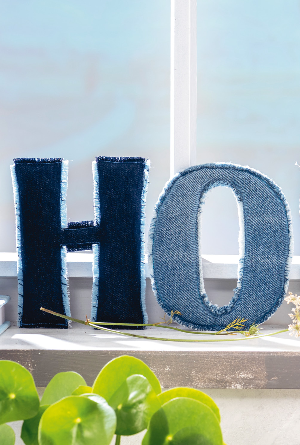 Modellansicht Bild 6: Set aus Teppich und Übertopfen aus recyceltem Jeansstoff