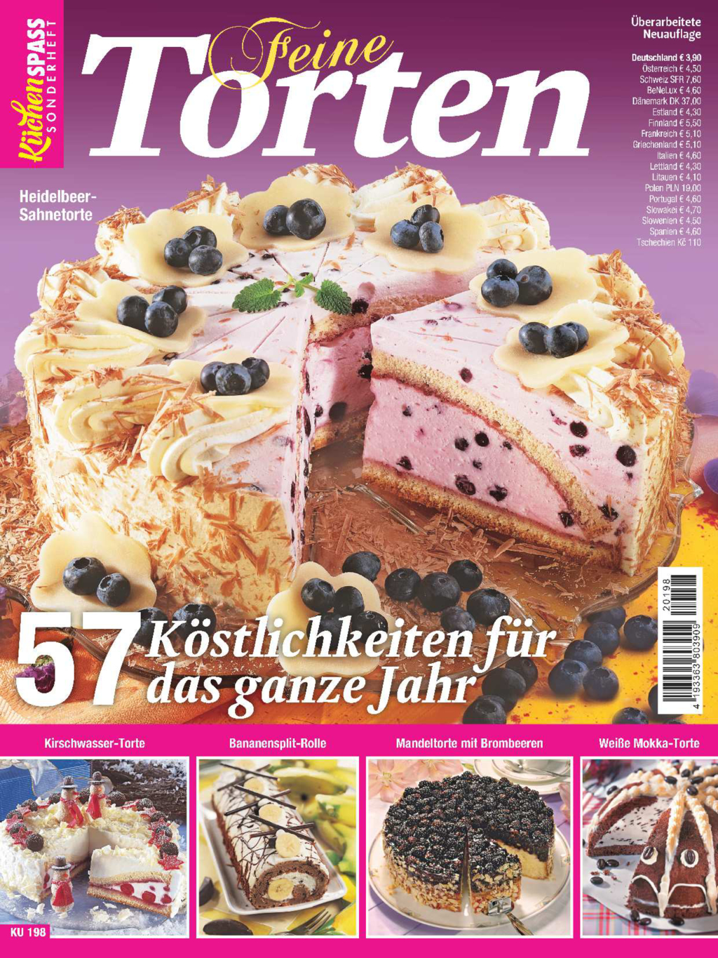 Magazin Produktbild: Küchenspaß Sonderheft KU 198 - Feine Torten